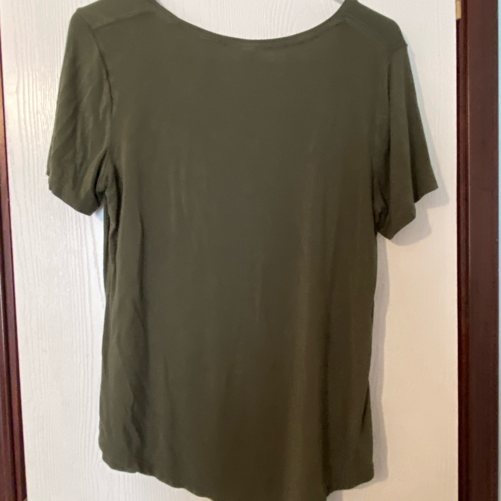 Dark Green Luxe Shirt- Old Navy